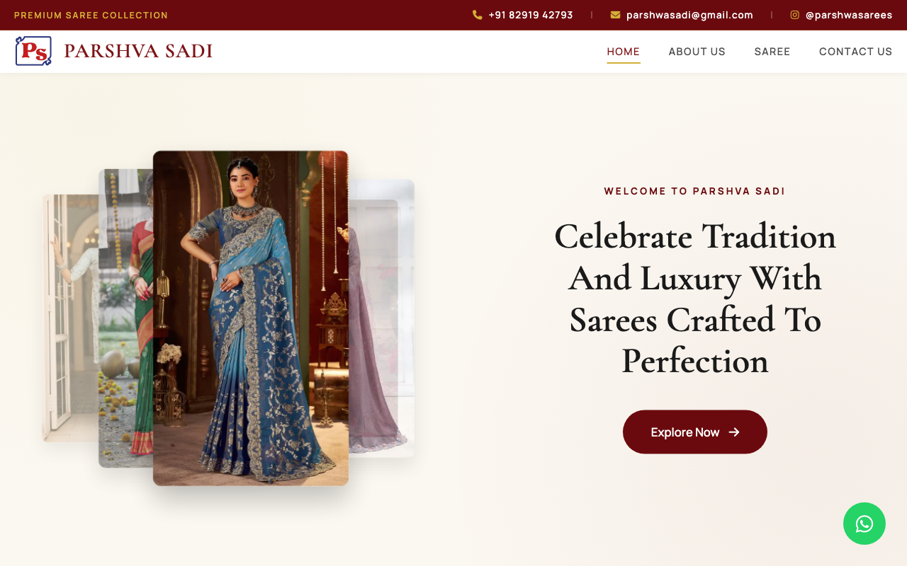 Parshva Sadi Website